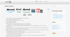 Desktop Screenshot of neta1o.com