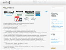 Tablet Screenshot of neta1o.com